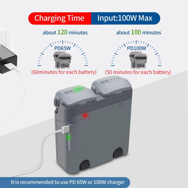 For DJI Air 3S /Air 3 YX Two-Way Charger Battery Manager, Two-Way Charger For DJI Air 3S /Air 3 YX Two-Way Charger Battery Manager, Two-Way Charger